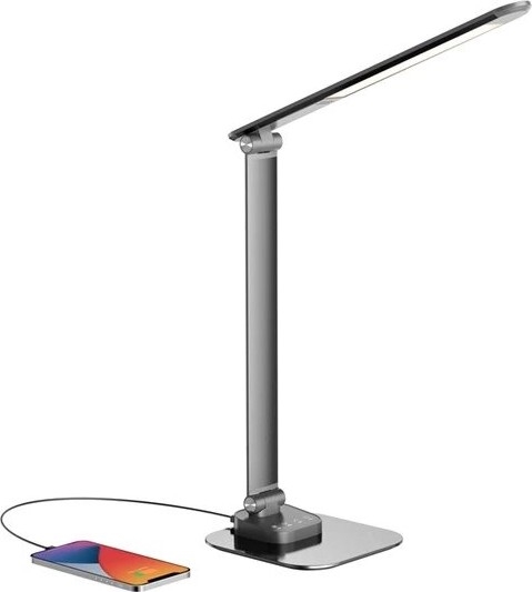 LED pritemdomas stalinis šviestuvas Su USB LED/7,5W/230V 3000K/4000K/5500K antracitas
