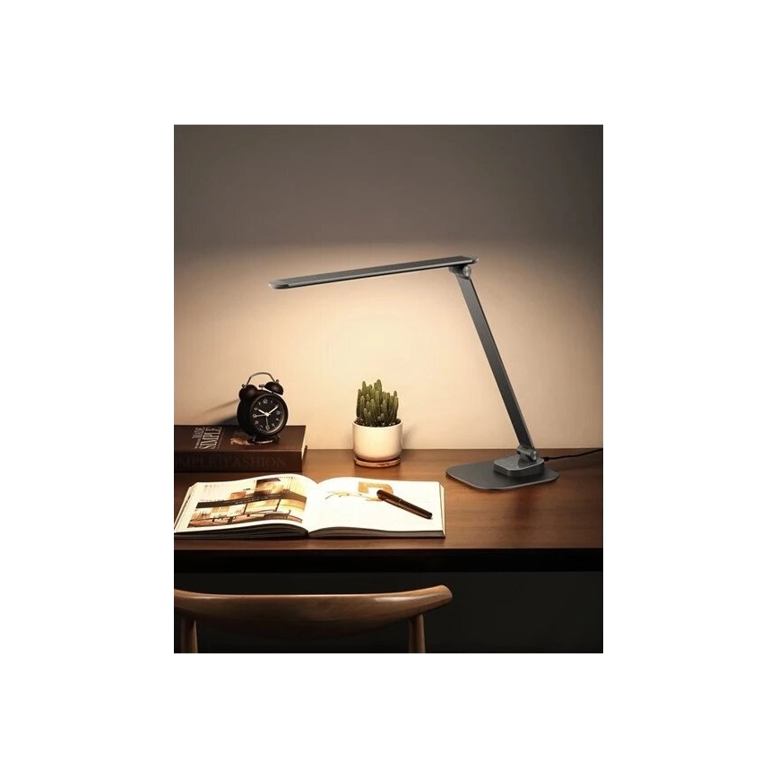 LED pritemdomas stalinis šviestuvas Su USB LED/7,5W/230V 3000K/4000K/5500K antracitas