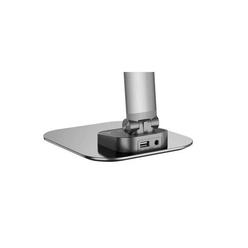 LED pritemdomas stalinis šviestuvas Su USB LED/7,5W/230V 3000K/4000K/5500K antracitas