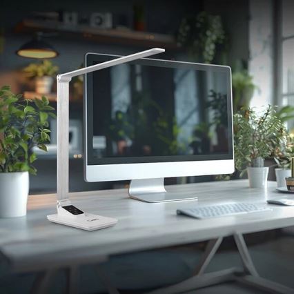 LED pritemdomas stalinis šviestuvas Su USB LED/7W/230V 3000K/4000K/5500K balta