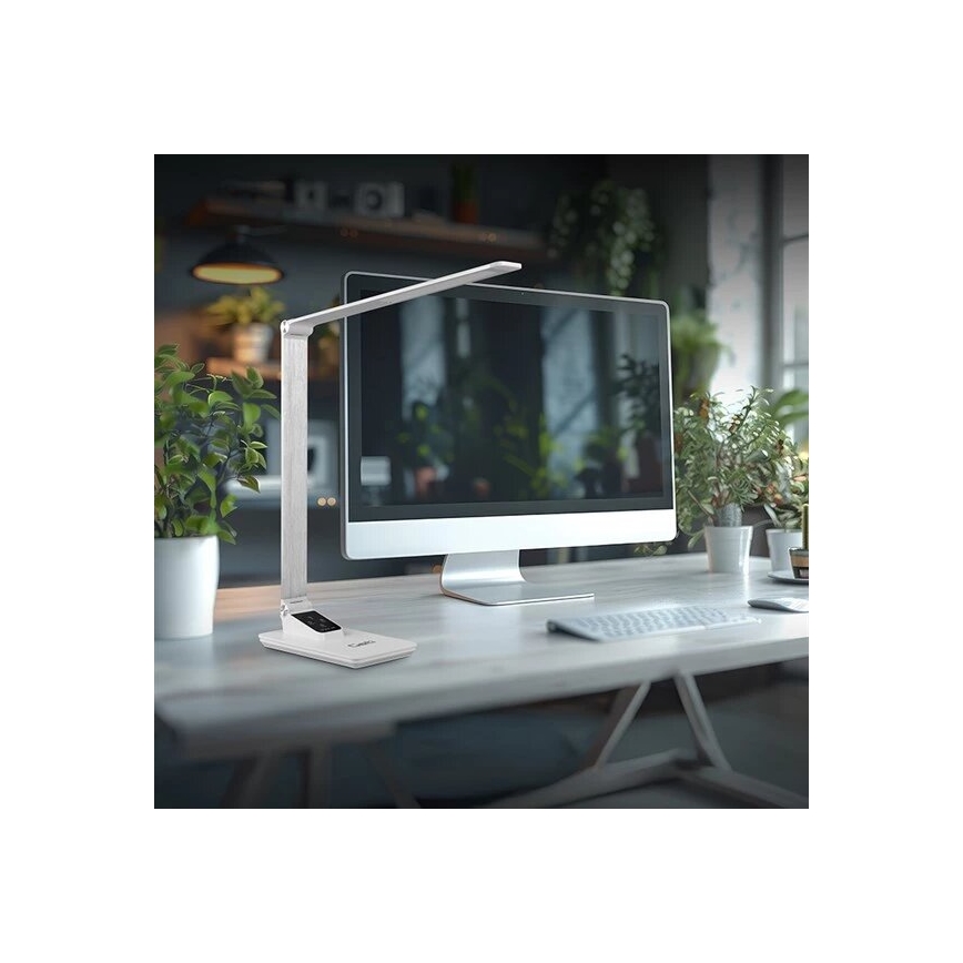 LED pritemdomas stalinis šviestuvas Su USB LED/7W/230V 3000K/4000K/5500K balta