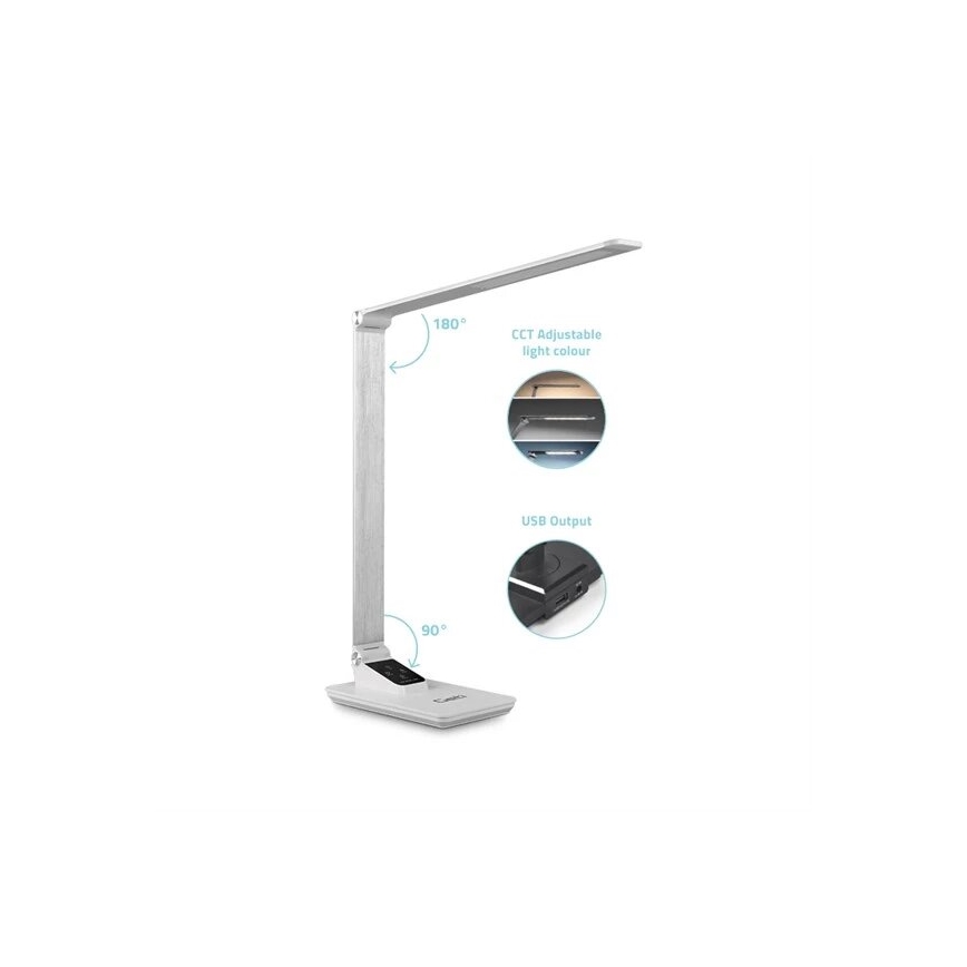 LED pritemdomas stalinis šviestuvas Su USB LED/7W/230V 3000K/4000K/5500K balta