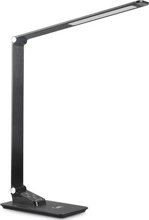LED pritemdomas stalinis šviestuvas Su USB LED/7W/230V 3000K/4000K/5500K juoda