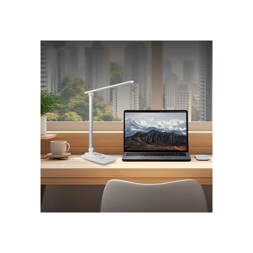 LED pritemdomas stalinis šviestuvas Su USB LED/9W/230V 3000K/4000K/5500K balta