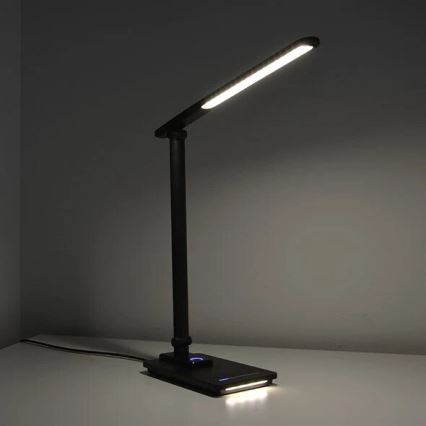 LED pritemdomas stalinis šviestuvas Su USB LED/9W/230V 3000K/4000K/5500K juoda