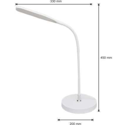 LED Pritemdomas šviestuvas 3in1 LED/10W/230V 3000/4000/6000K CRI 90 balta