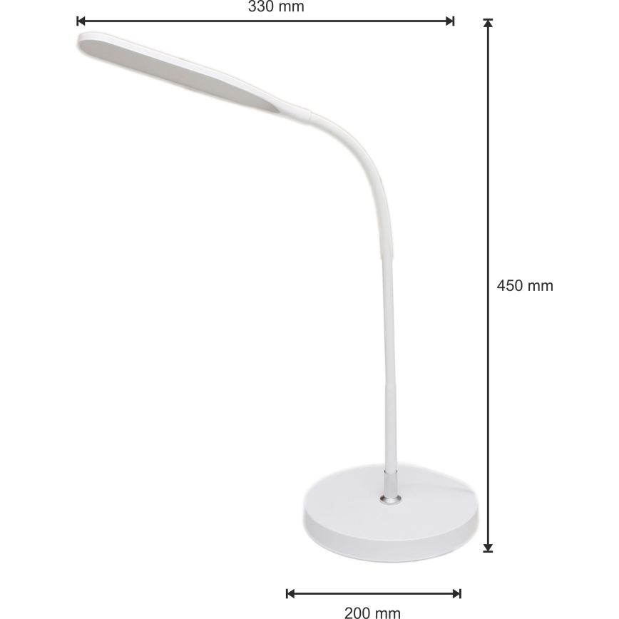LED Pritemdomas šviestuvas 3in1 LED/10W/230V 3000/4000/6000K CRI 90 balta