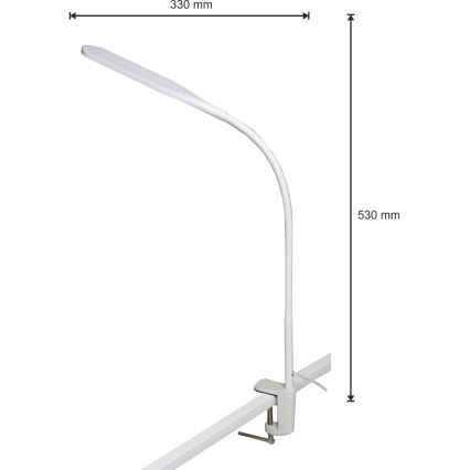 LED Pritemdomas šviestuvas 3in1 LED/10W/230V 3000/4000/6000K CRI 90 balta