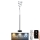 LED pritemdomas toršeras LED/50W/230V 3000-6500K antracitas + nuotolinio valdymo pultas