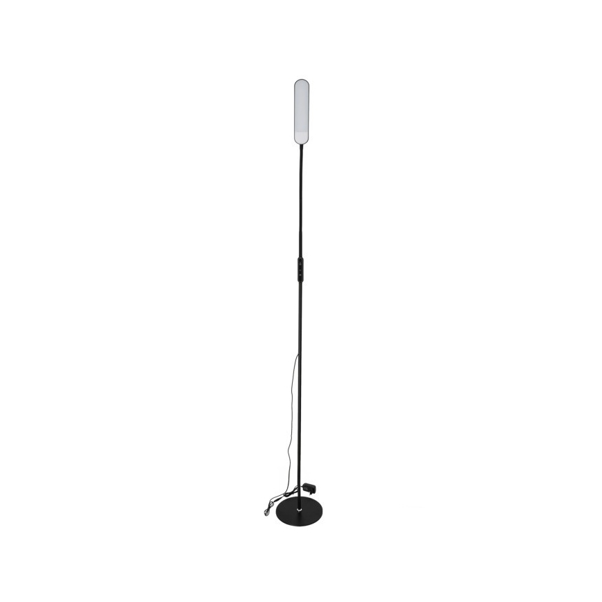 LED pritemdomas toršeras TEILO LED/10W/230V 3000/4000/6500K juoda + nuotolinio valdymo pultas
