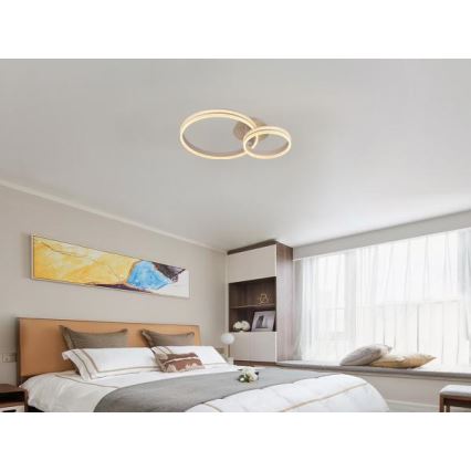 LED Pritemdomas tvirtinamas sietynas LED/110W/230V 3000-6500K + nuotolinio valdymo pultas