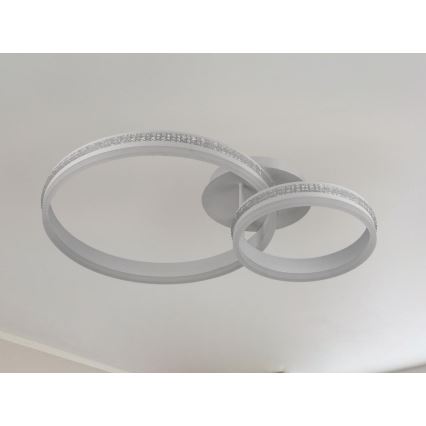 LED Pritemdomas tvirtinamas sietynas LED/110W/230V 3000-6500K + nuotolinio valdymo pultas