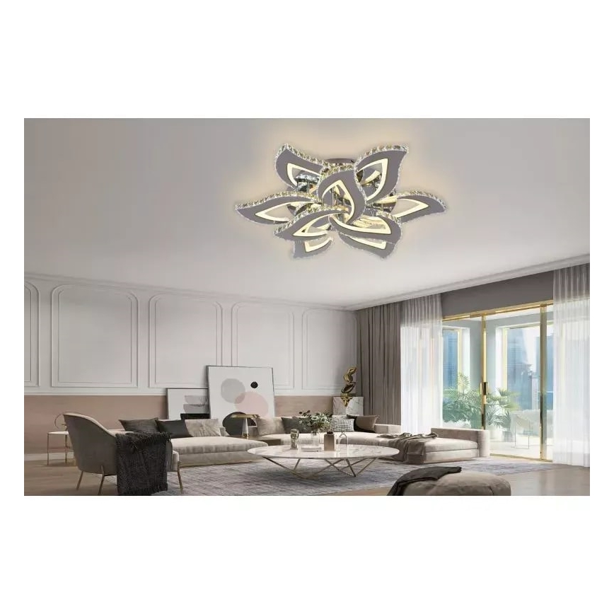 LED Pritemdomas tvirtinamas sietynas LED/180W/230V 3000-6500K + nuotolinio valdymo pultas