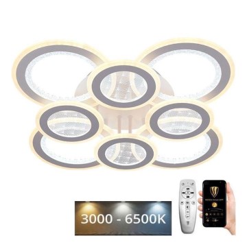 LED Pritemdomas tvirtinamas sietynas LED/200W/230V 3000-6500K + nuotolinio valdymo pultas