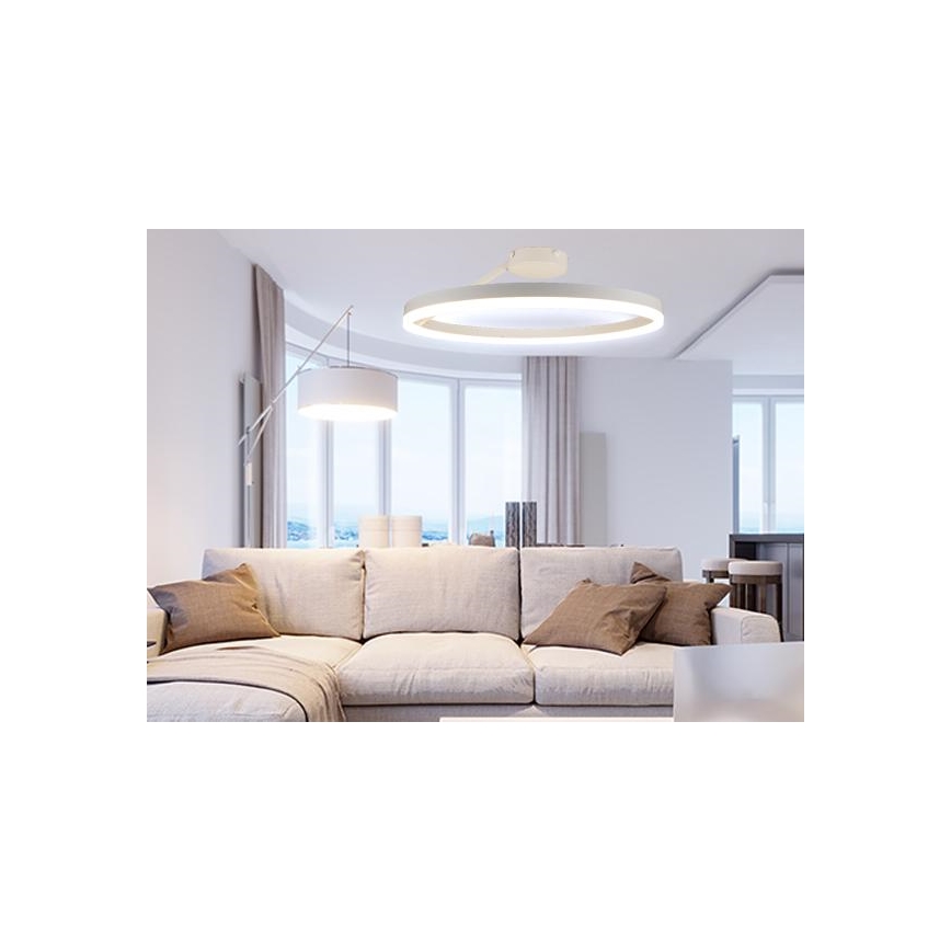 LED Pritemdomas tvirtinamas sietynas LED/40W/230V 3000-6500K balta + nuotolinio valdymo pultas