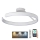 LED Pritemdomas tvirtinamas sietynas LED/72W/230V 3000-6500K balta + nuotolinio valdymo pultas