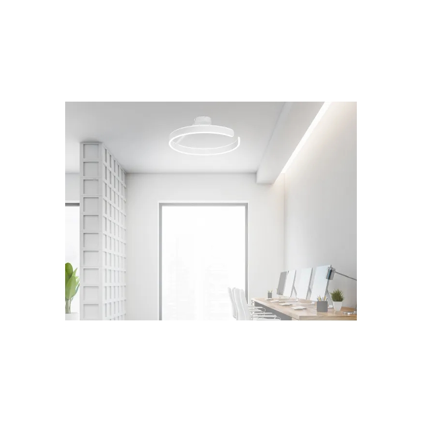 LED Pritemdomas tvirtinamas sietynas LED/72W/230V 3000-6500K balta + nuotolinio valdymo pultas