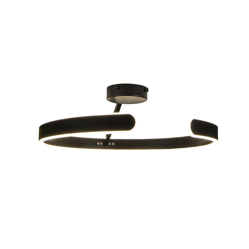 LED Pritemdomas tvirtinamas sietynas LED/72W/230V 3000-6500K juoda + nuotolinio valdymo pultas