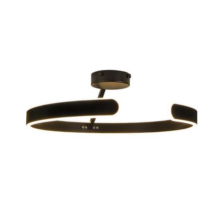 LED Pritemdomas tvirtinamas sietynas LED/72W/230V 3000-6500K juoda + nuotolinio valdymo pultas