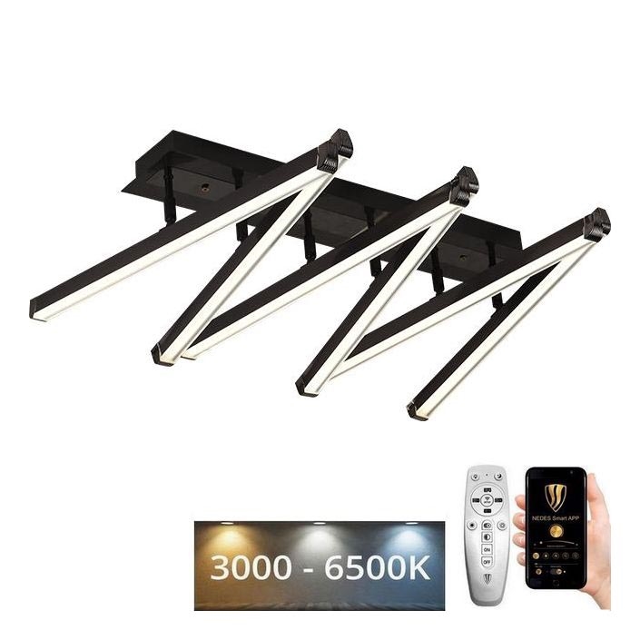 LED Pritemdomas tvirtinamas sietynas LED/75W/230V 3000-6500K + nuotolinio valdymo pultas