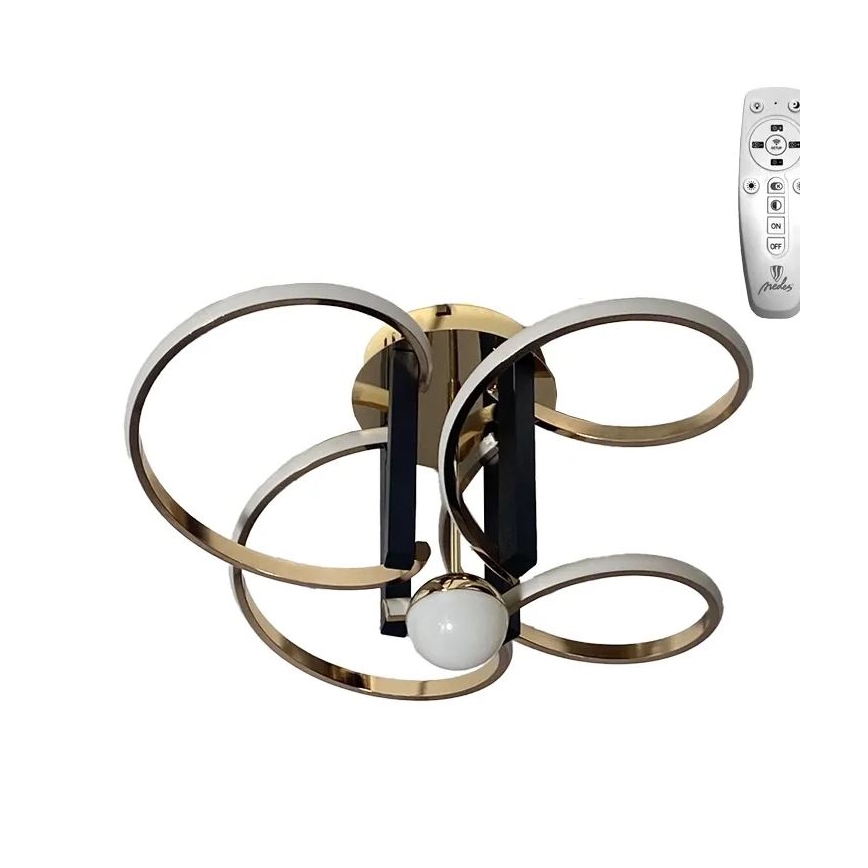LED Pritemdomas tvirtinamas sietynas LED/80W/230V 3000-6500K + nuotolinio valdymo pultas