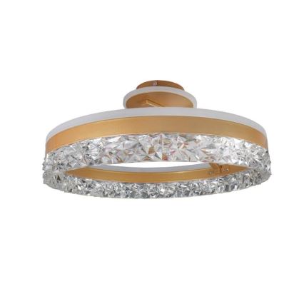 LED Pritemdomas tvirtinamas sietynas LED/86W/230V 3000-6500K auksas + nuotolinio valdymo pultas