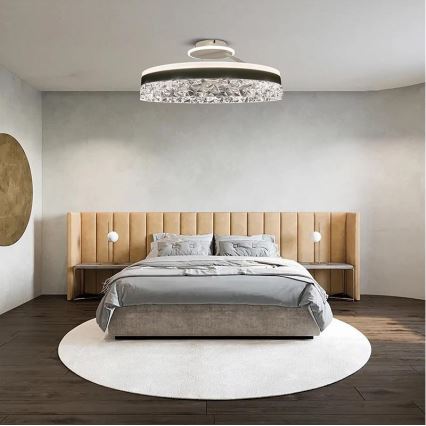 LED Pritemdomas tvirtinamas sietynas LED/86W/230V 3000-6500K balta + nuotolinio valdymo pultas