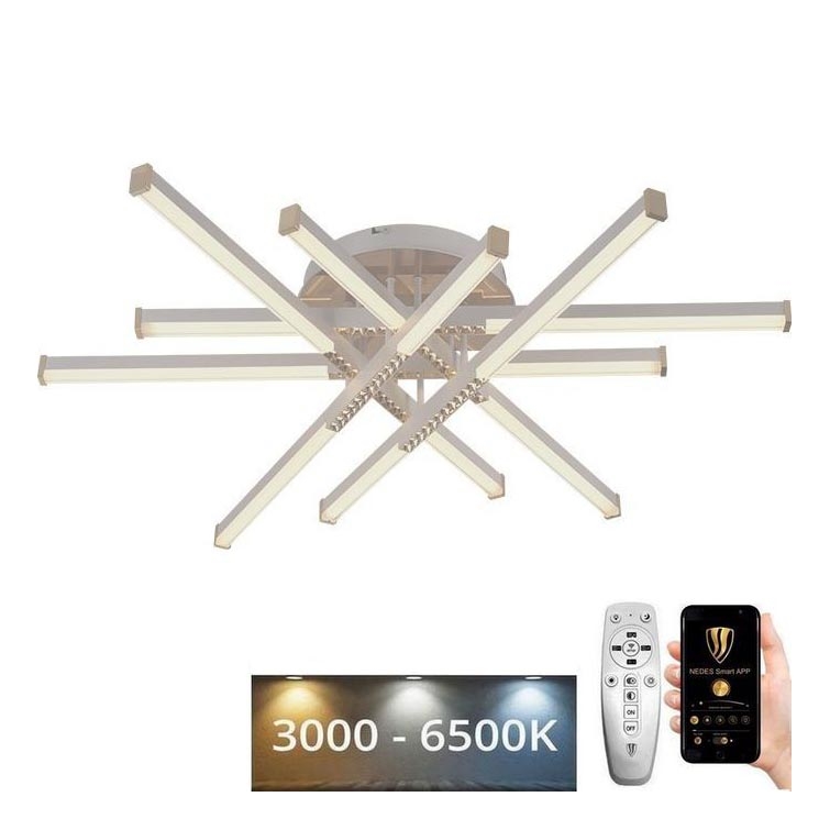 LED Pritemdomas tvirtinamas sietynas LED/90W/230V 3000-6500K + nuotolinio valdymo pultas
