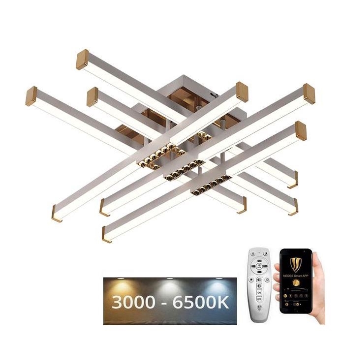 LED Pritemdomas tvirtinamas sietynas LED/90W/230V 3000-6500K + nuotolinio valdymo pultas