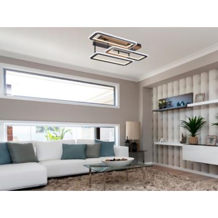 LED Pritemdomas tvirtinamas sietynas LED/90W/230V 3000-6500K + nuotolinio valdymo pultas