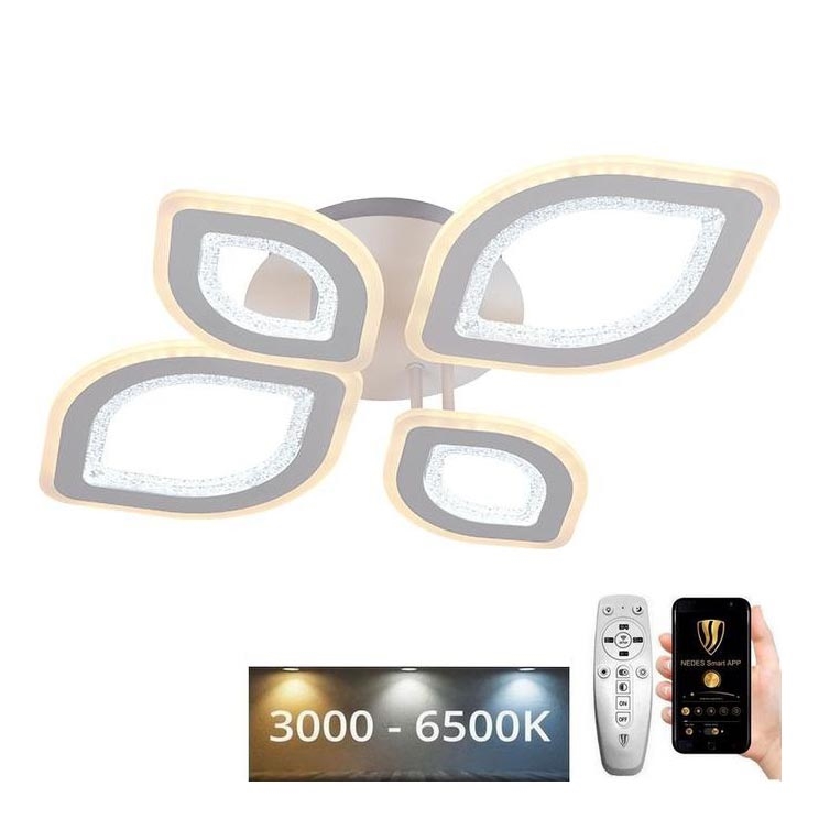 LED Pritemdomas tvirtinamas sietynas LED/95W/230V 3000-6500K + nuotolinio valdymo pultas