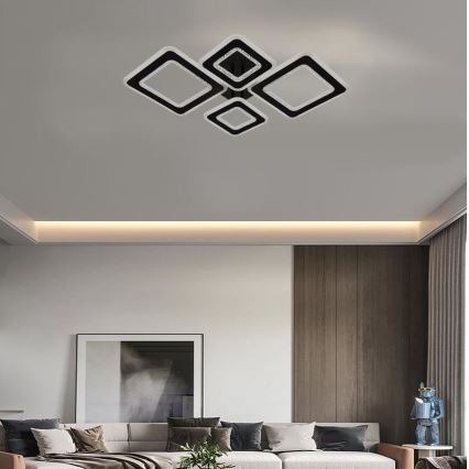 LED Pritemdomas tvirtinamas sietynas LED/95W/230V 3000-6500K + nuotolinio valdymo pultas
