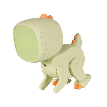 LED RGBW Pritemdomas vaikiškas naktinis maža lempa su žadintuvu ROBOT LED/1W/5V 1200 mAh