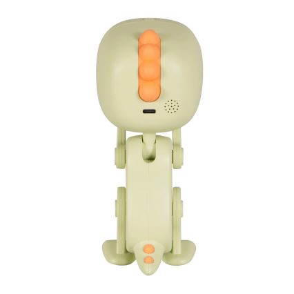 LED RGBW Pritemdomas vaikiškas naktinis maža lempa su žadintuvu ROBOT LED/1W/5V 1200 mAh