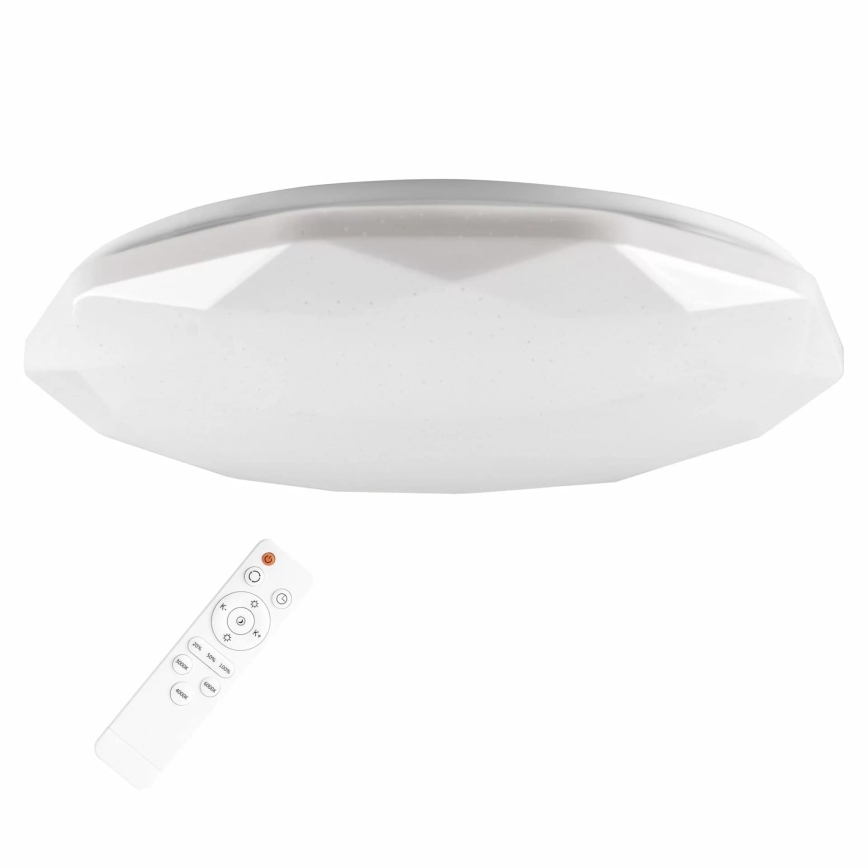 LED pritemdomas vonios šviestuvas GALAXY LED/72W/230V diametras 49 cm 3000-6000K IP44 + nuotolinio valdymo pultas