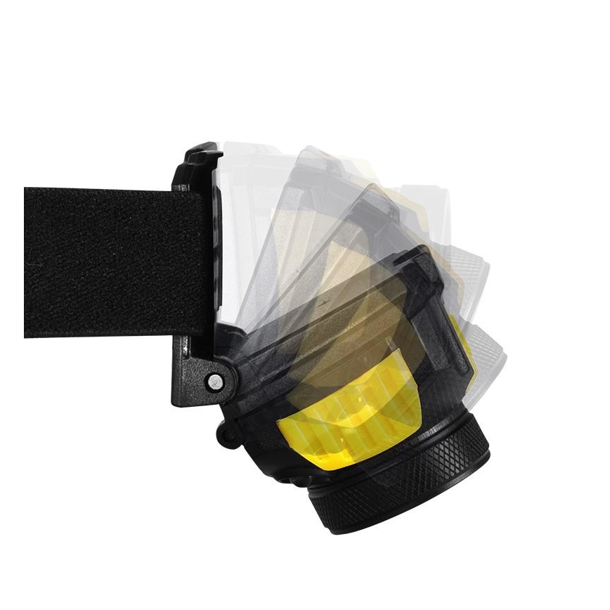 LED Prožektorius ant galvos 2xLED/5W/3xAAA + LED/3W