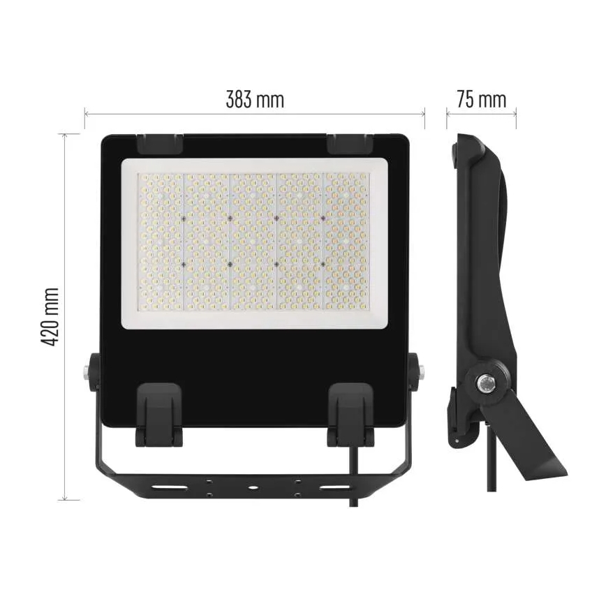 LED prožektorius AVENO LED/200W/230V 4000K 32000 lm IP66 juoda