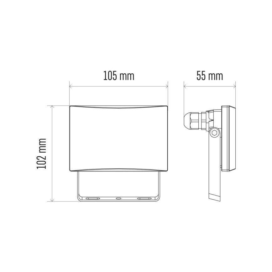 LED Prožektorius LED/10,5W/230V IP65
