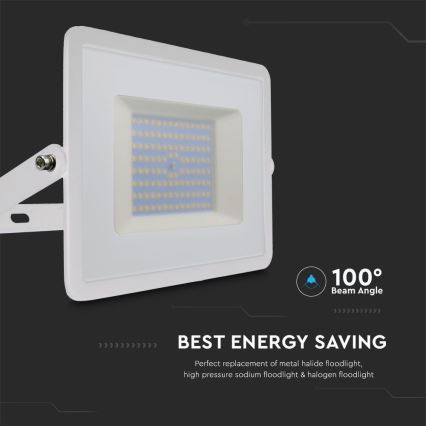 LED prožektorius LED/100W/230V 6500K IP65 balta