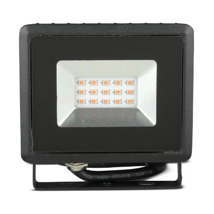 LED Prožektorius LED/10W/230V IP65 raudona spalva