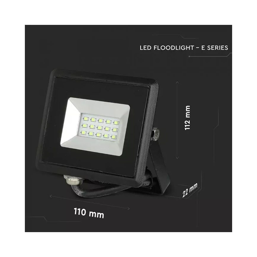 LED Prožektorius LED/10W/230V IP65 žalia spalva