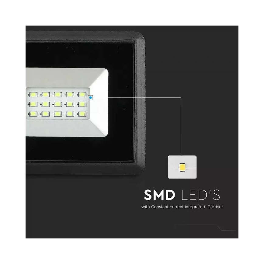 LED Prožektorius LED/10W/230V IP65 žalia spalva
