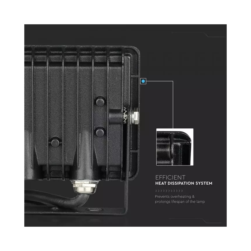 LED Prožektorius LED/10W/230V IP65 žalia spalva