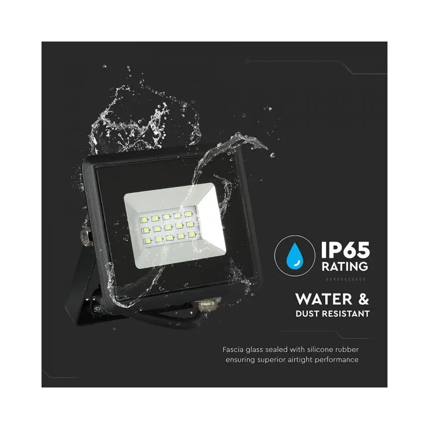 LED Prožektorius LED/10W/230V IP65 žalia spalva