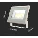 LED Prožektorius LED/20W/230V 4000K IP65 baltas