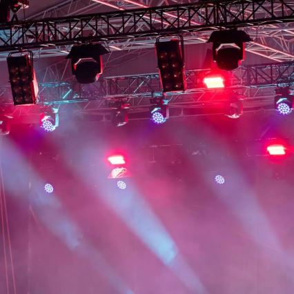 LED prožektorius LED/20W/230V IP65 rausva šviestuvas