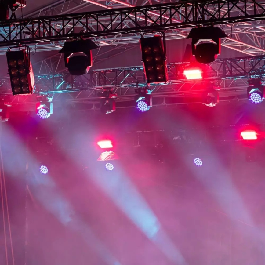 LED prožektorius LED/20W/230V IP65 rausva šviestuvas