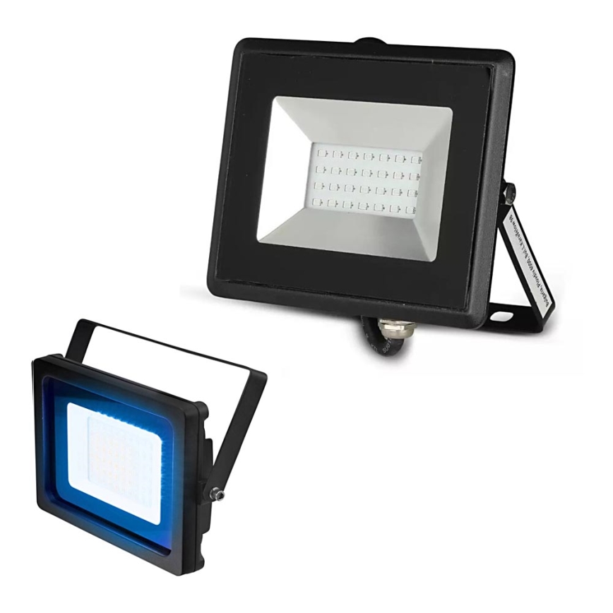 LED Prožektorius LED/20W/230V IP65 mėlyna spalva