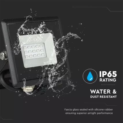 LED Prožektorius LED/20W/230V IP65 mėlyna spalva