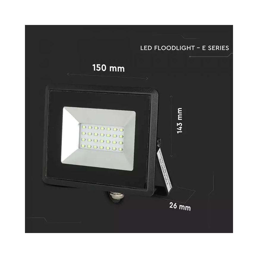 LED Prožektorius LED/20W/230V IP65 žalia spalva